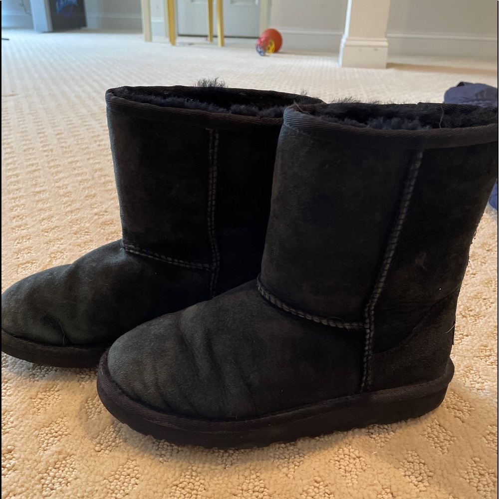 Black UGG boots